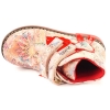 Ортопедические демисезонные ботинки красный 1714 (ТМ Cezara, Турция)